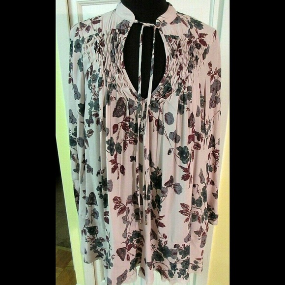 Free People Tops - Anthropologie tunic Free People floral Sz Small